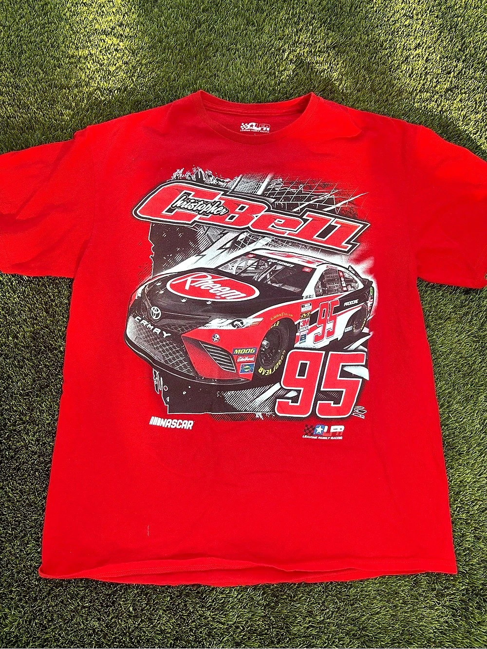 Christopher Bell #95 Graphic Tee Red Graphic Short Sleeve Tee